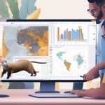 people analyzing data on computer with Otter.ai interface