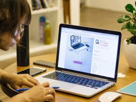 students using laptops for e-learning
