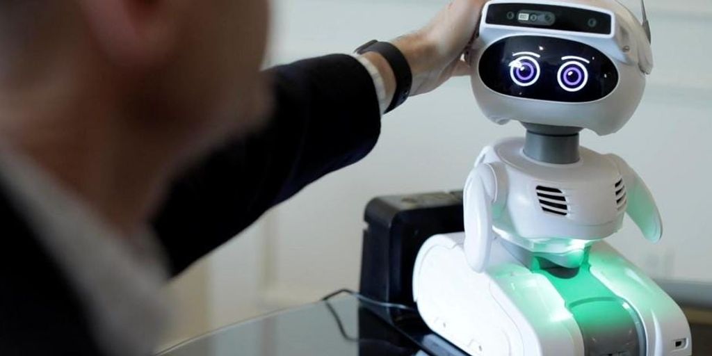 robot scraping data from a website