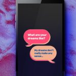 futuristic AI chatbot engaging in conversation