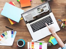 web development process, website launch, modern workspace, team collaboration